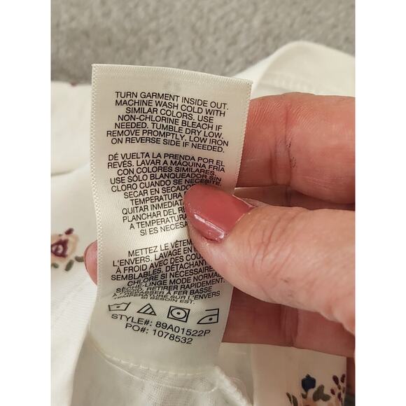 C&C California Tee Size 3X Short Sleeves Ditsy Floral - Picture 10 of 12